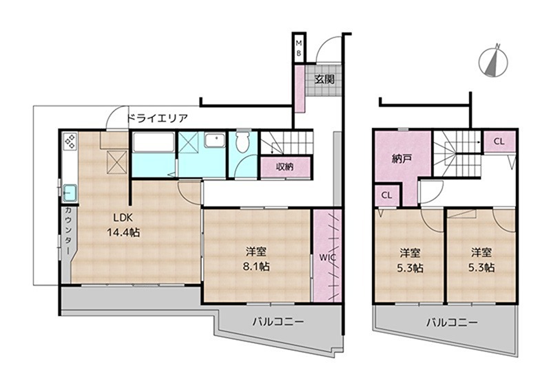 間取図・土地図