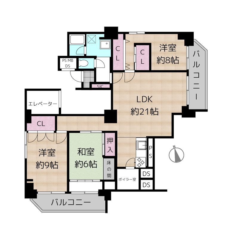 間取図・土地図