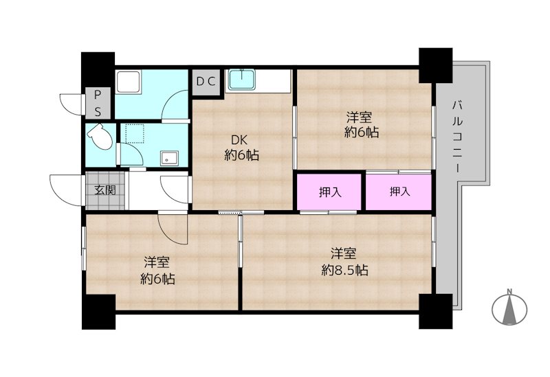 間取図・土地図