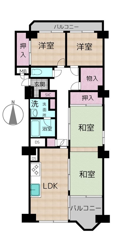 間取図・土地図