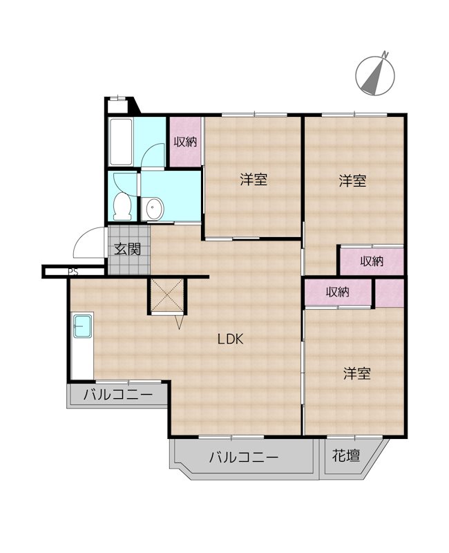間取図・土地図
