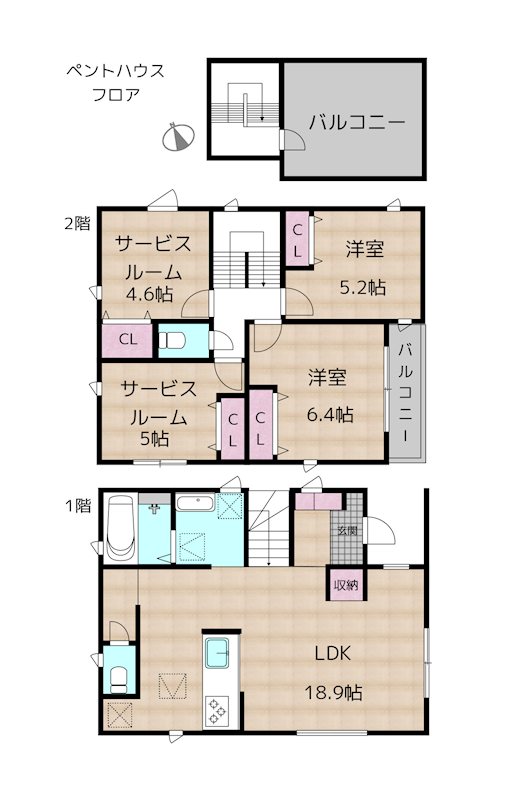 間取図・土地図