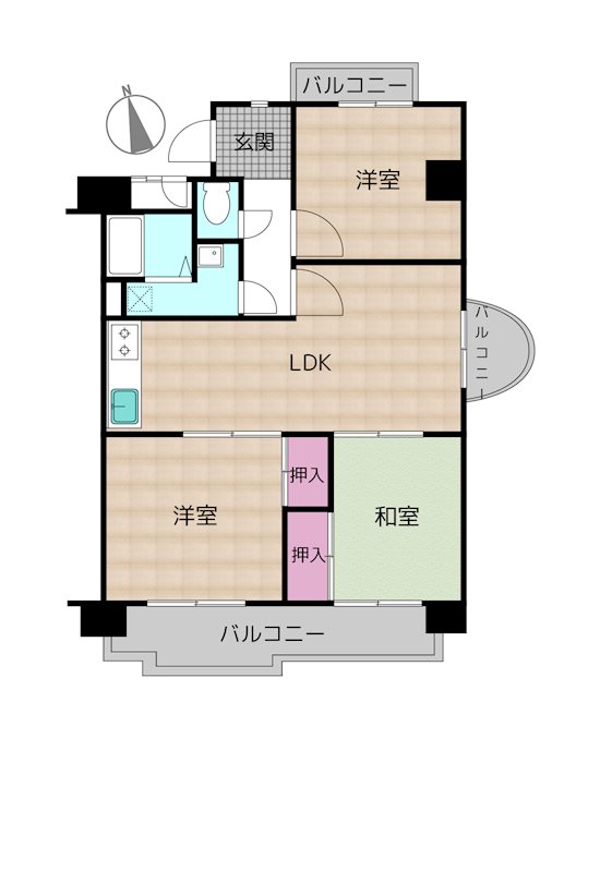 間取図・土地図