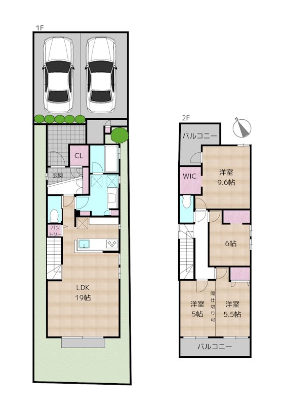 間取図・土地図