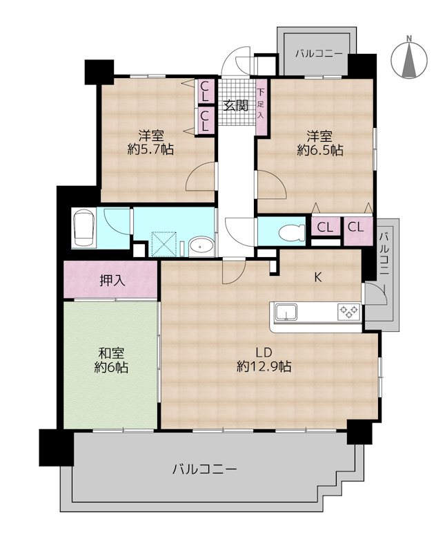 間取図・土地図