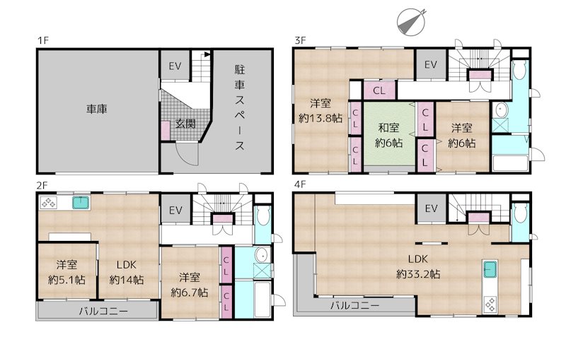 間取図・土地図