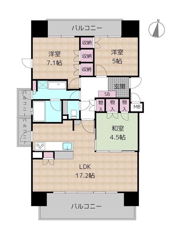 間取図・土地図