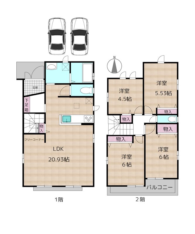 間取図・土地図