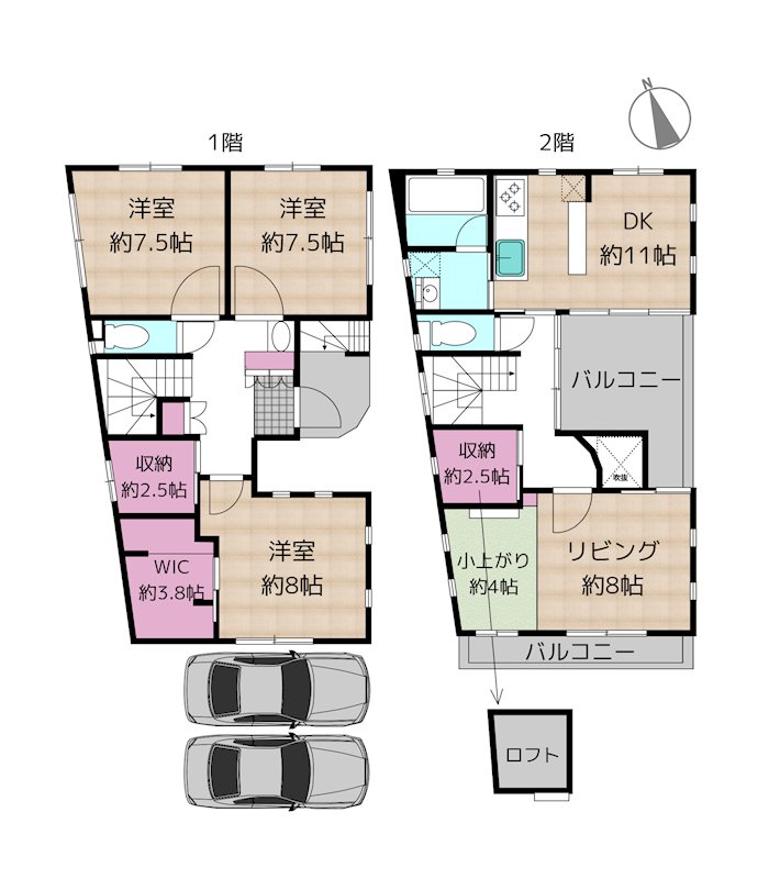 間取図・土地図