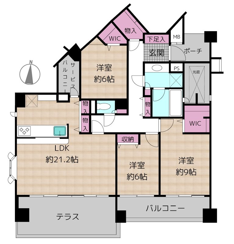 間取図・土地図