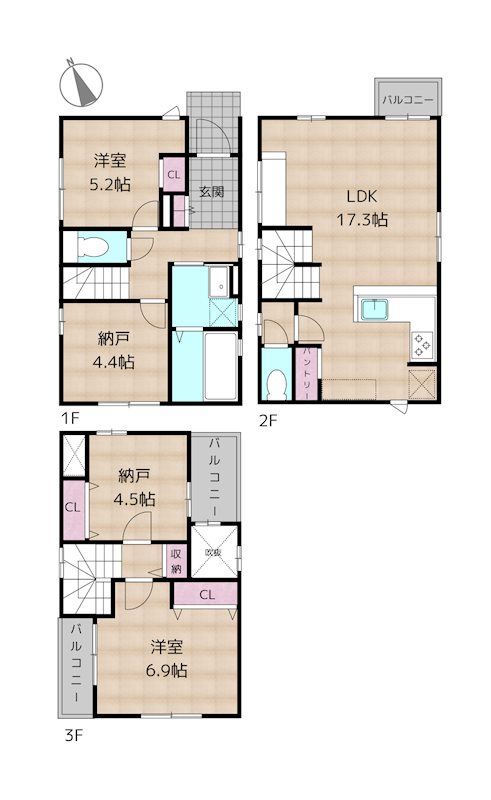 間取図・土地図