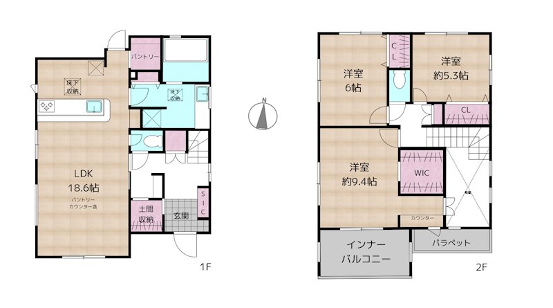 間取図・土地図