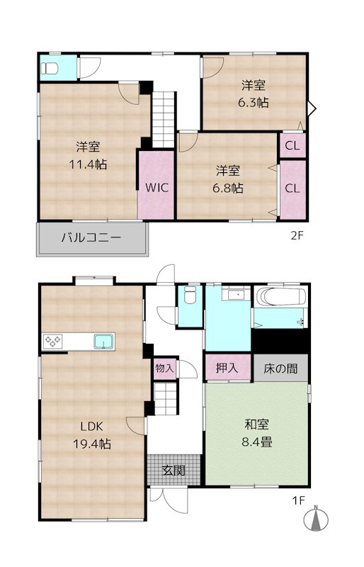 間取図・土地図