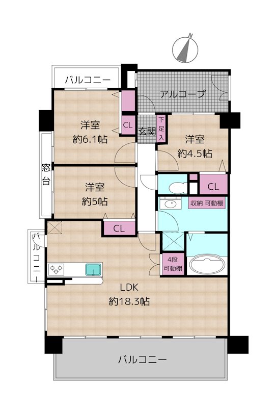間取図・土地図