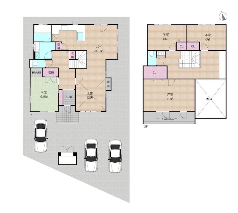 間取図・土地図