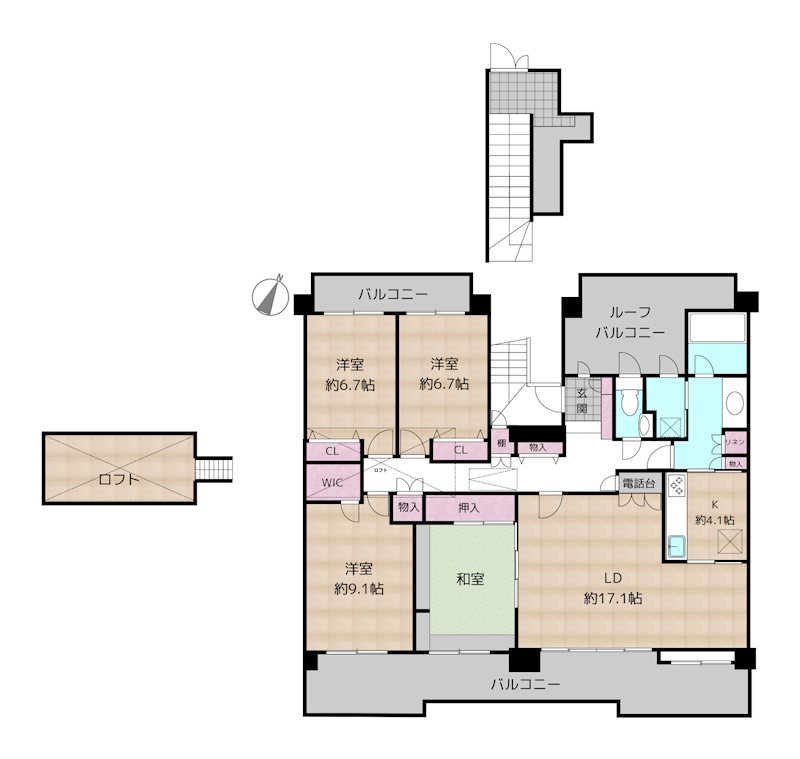 間取図・土地図