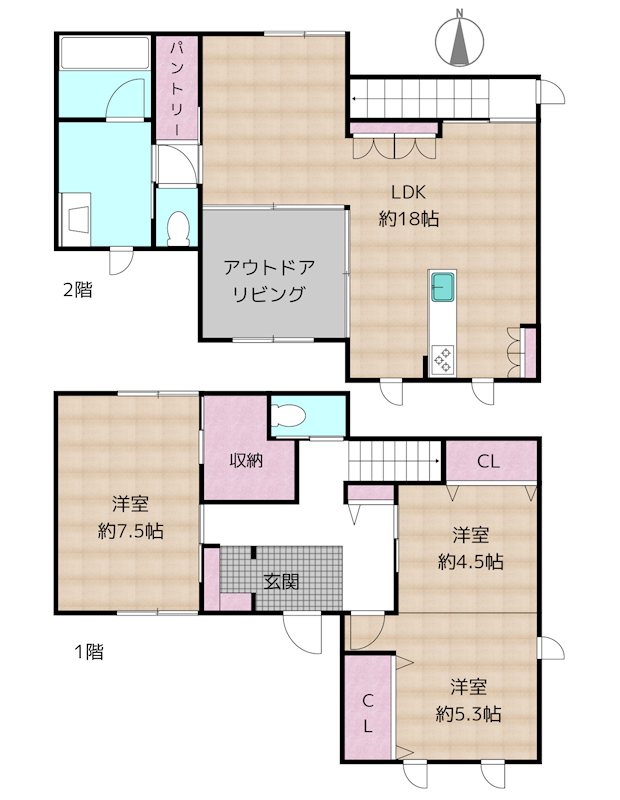 間取図・土地図