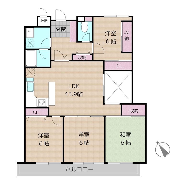 間取図・土地図