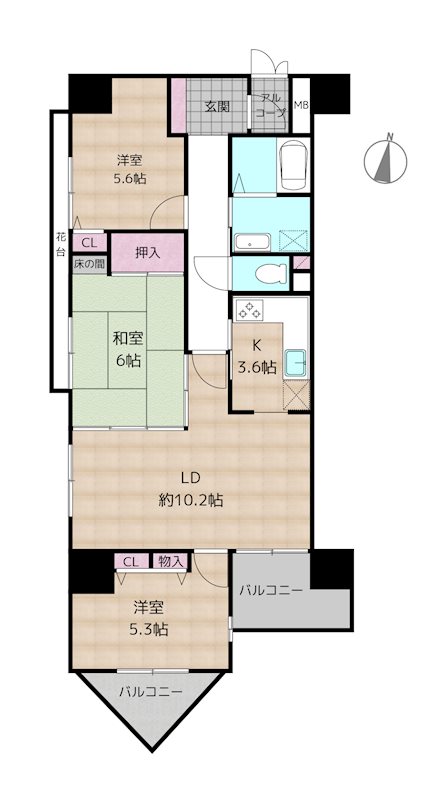 間取図・土地図