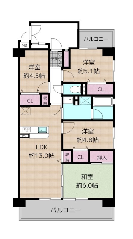 間取図・土地図