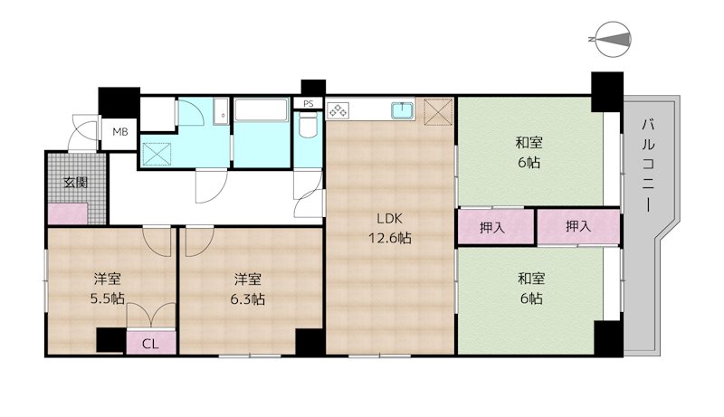 間取図・土地図