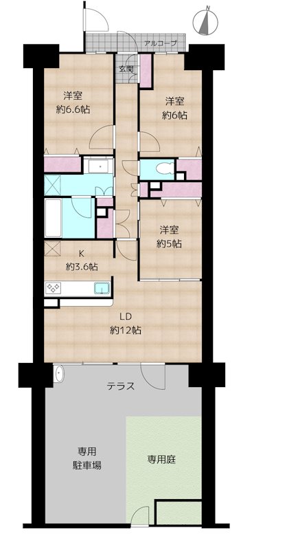 間取図・土地図