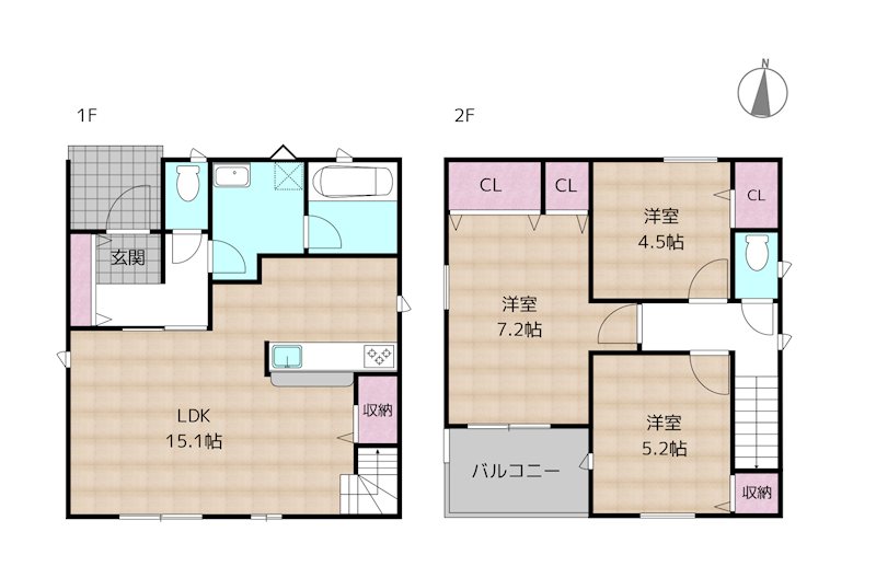 間取図・土地図