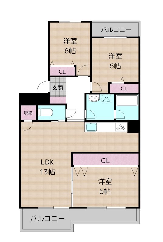 プラザフェニックス八事苑A棟の図面