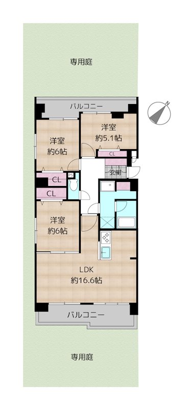 間取図・土地図