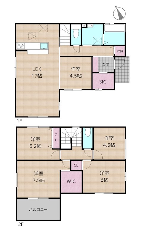 名古屋市守山区御膳洞 7号棟 新築一戸建て
