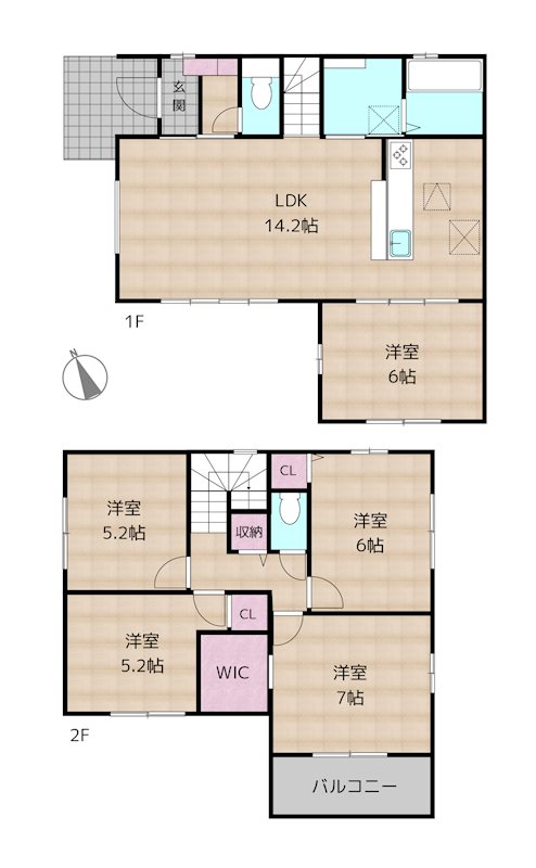 名古屋市守山区御膳洞 4号棟 新築一戸建て