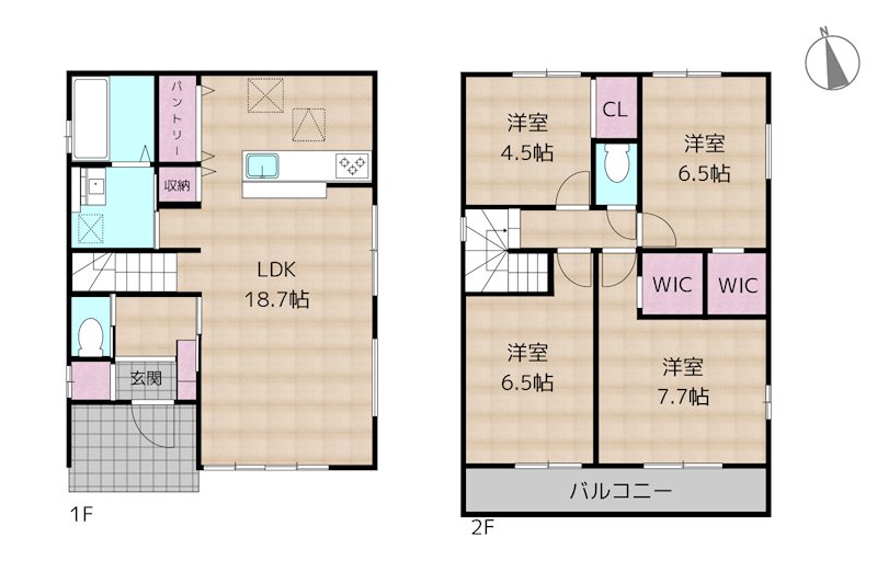 名古屋市守山区御膳洞 2号棟 新築一戸建て