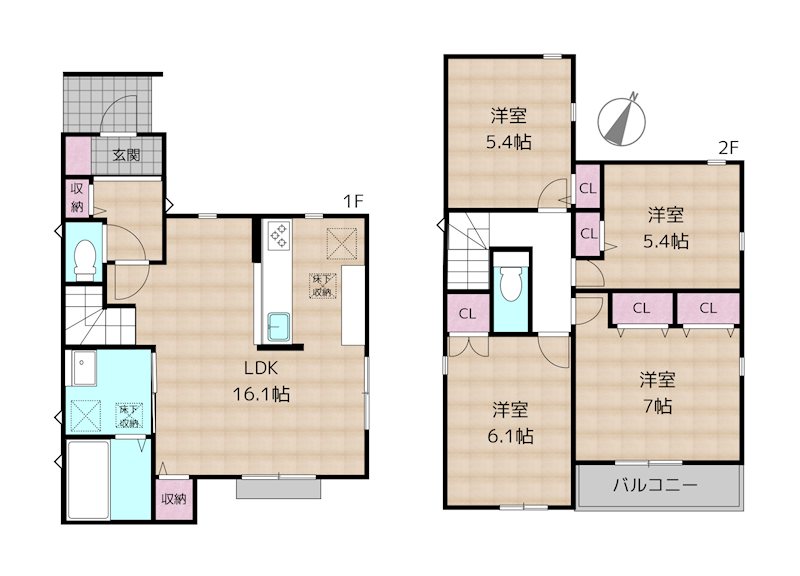 間取図・土地図