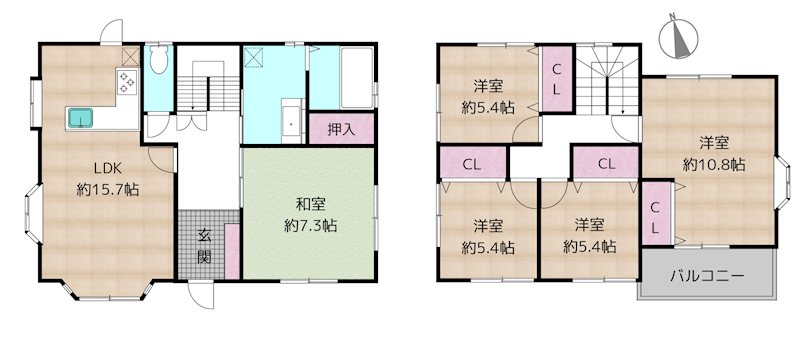 間取図・土地図