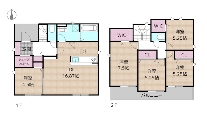 間取図・土地図