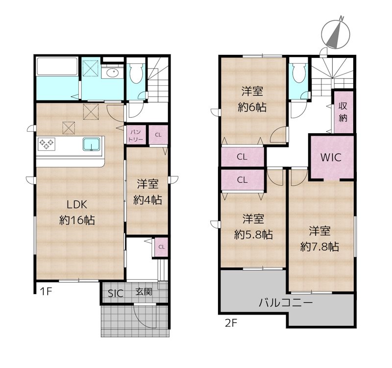 間取図・土地図