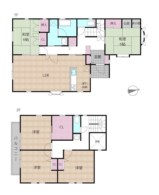 間取図・土地図