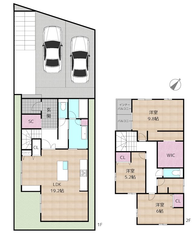 間取図・土地図
