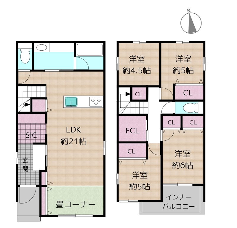 間取図・土地図