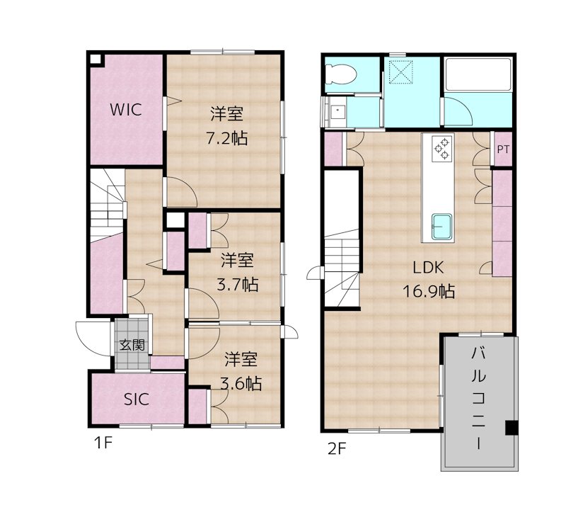 間取図・土地図
