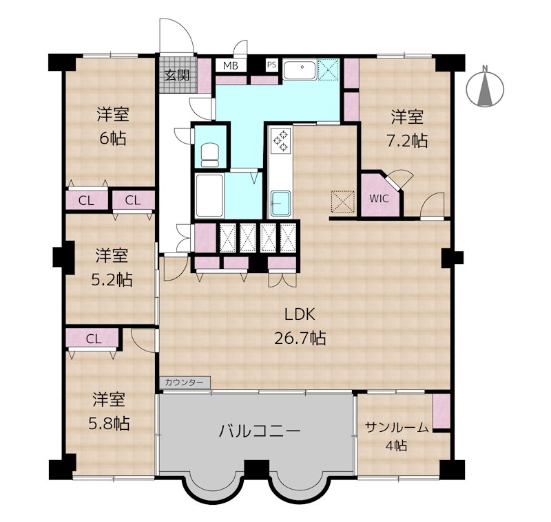 間取図・土地図