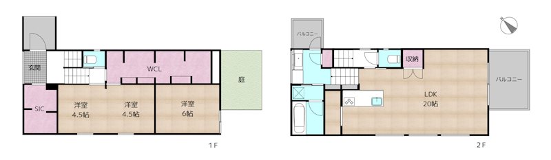 長久手市宮脇 新築一戸建ての図面