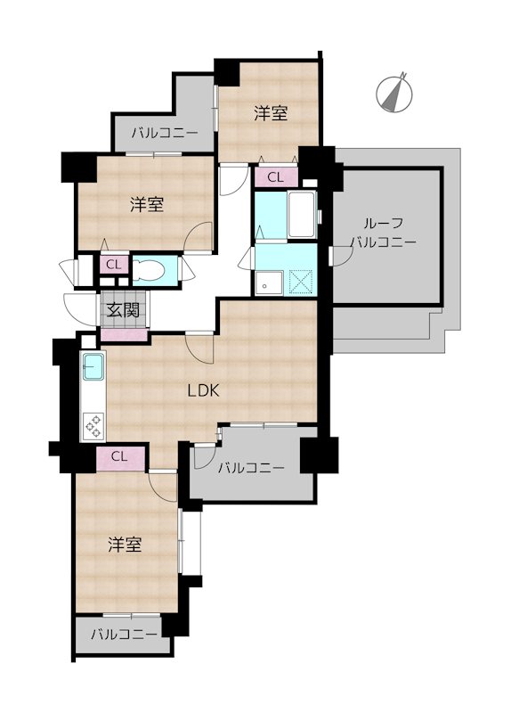 間取図・土地図