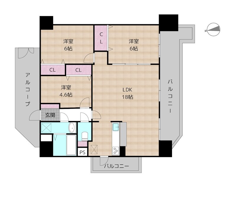 間取図・土地図
