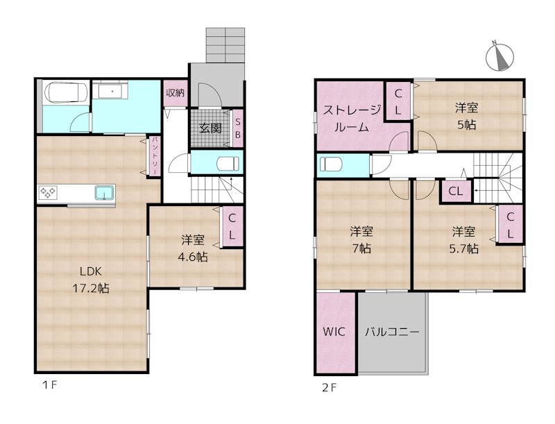 長久手市戸田谷 3号地 新築一戸建て