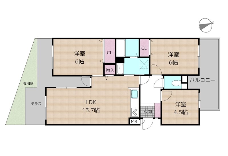 間取図・土地図