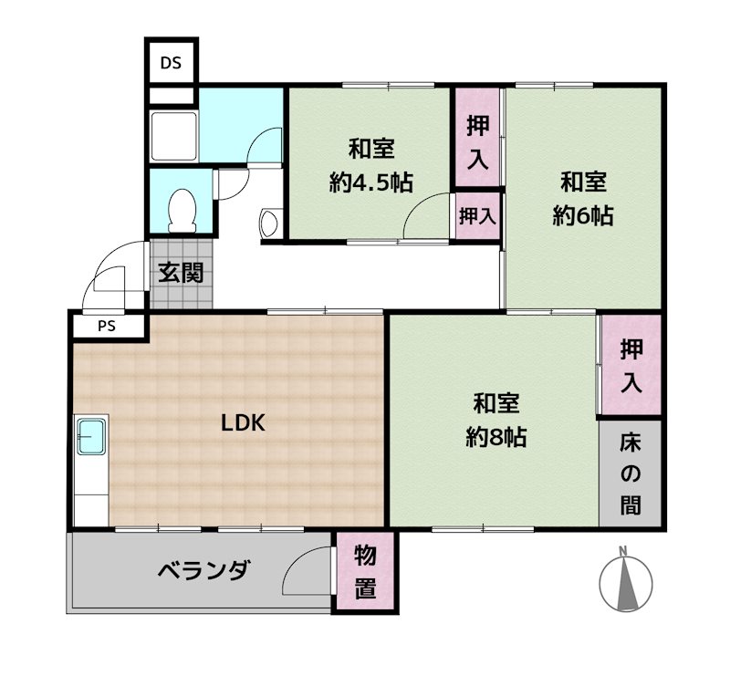 間取図・土地図