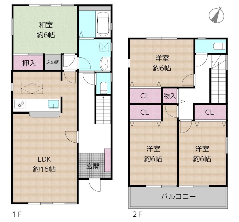 間取図・土地図