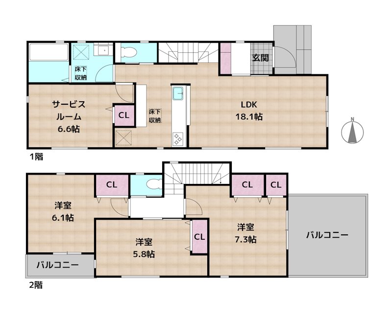 間取図・土地図