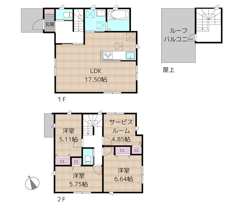 間取図・土地図